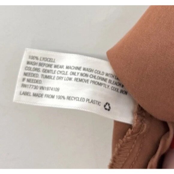 Universal Thread 100% Lyocell Rust Dress Sz Small Pockets Boho Preppy - Picture 4 of 9